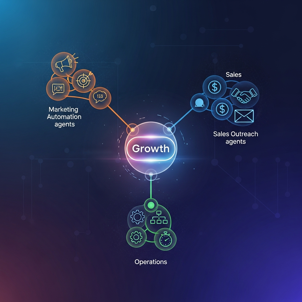 Autonomous Agents in Growth: Concrete Marketing, Sales and Operations Use Cases
